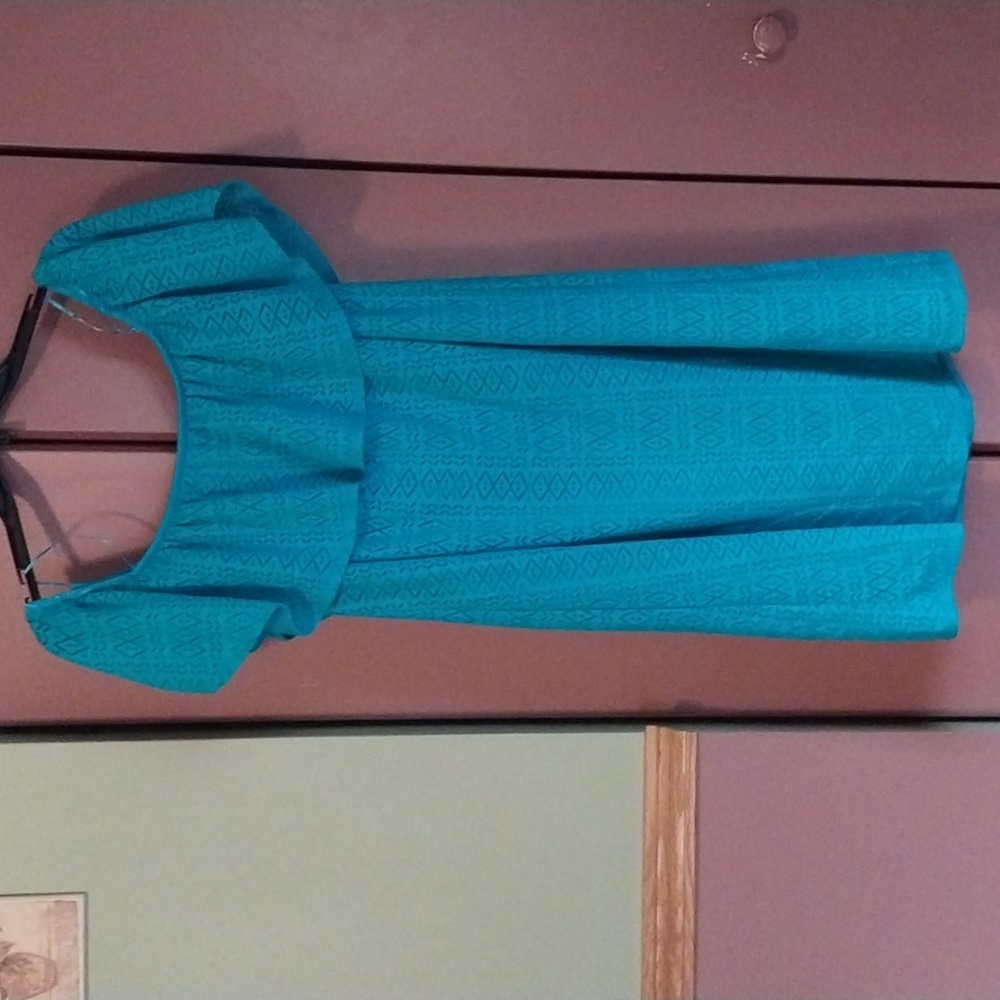 Apt9 teal dress. Size Xlg